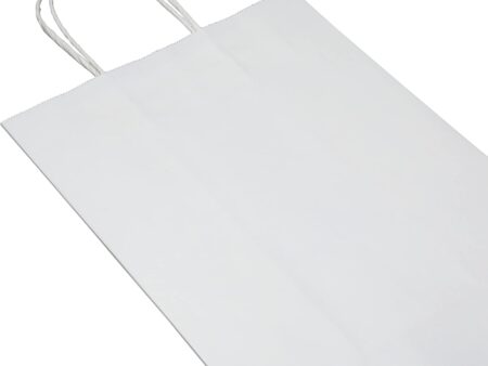 White Paper Bags Small Bistro 10X6.75X12