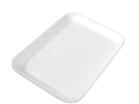 White Foam Meat Tray 2S